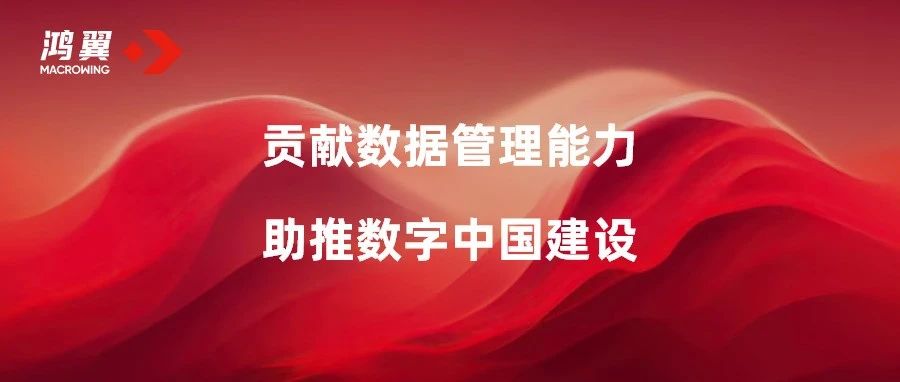 鴻翼以數(shù)據(jù)管理能力 助推數(shù)字中國(guó)建設(shè)