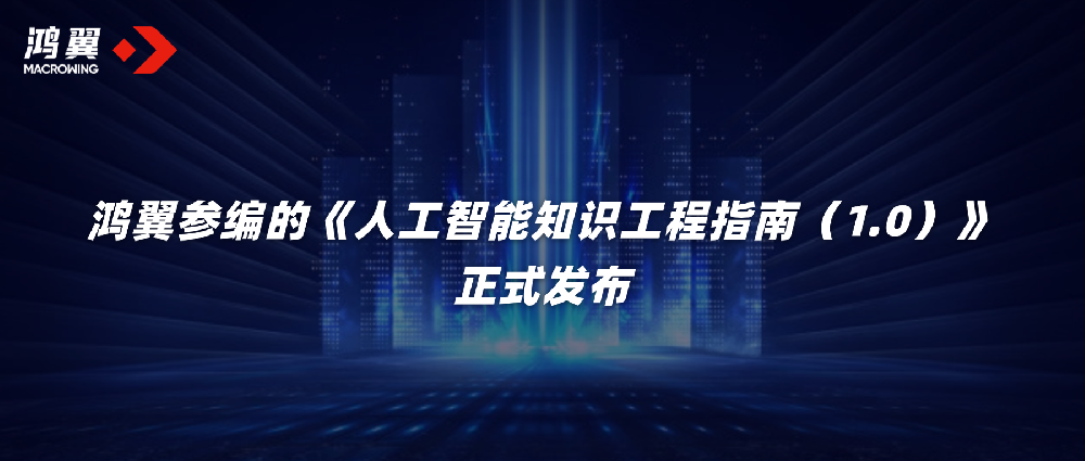 鴻翼參編的《人工智能知識(shí)工程指南（1.0）》正式發(fā)布！