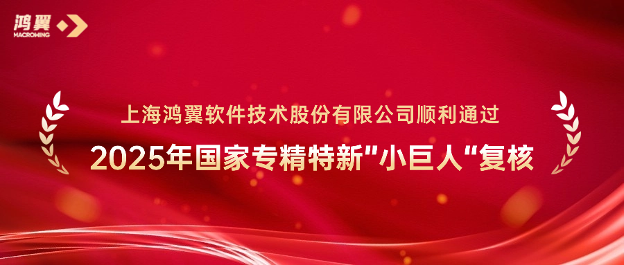 榮耀再續(xù)！鴻翼通過2025年國家專精特新“小巨人”企業(yè)復核